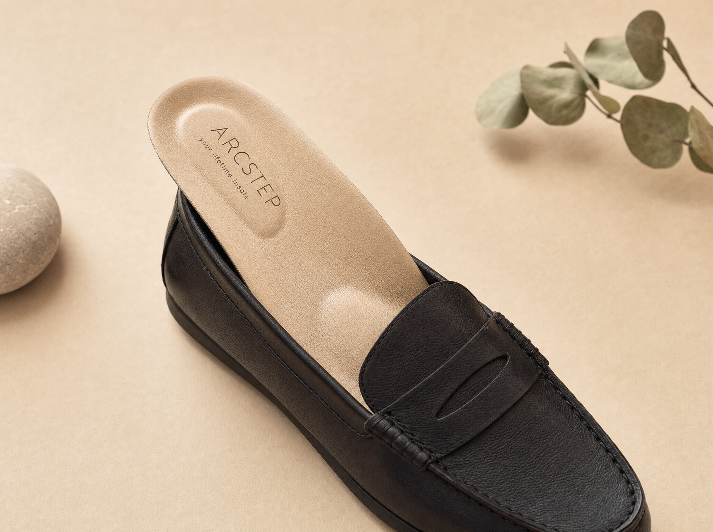 ARCSTEP dans un mocassin